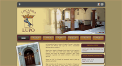Desktop Screenshot of locandadellupo.com